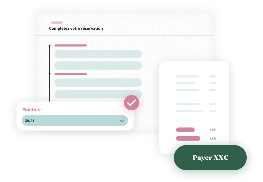 Réservations personnalisées Réservations personnalisées